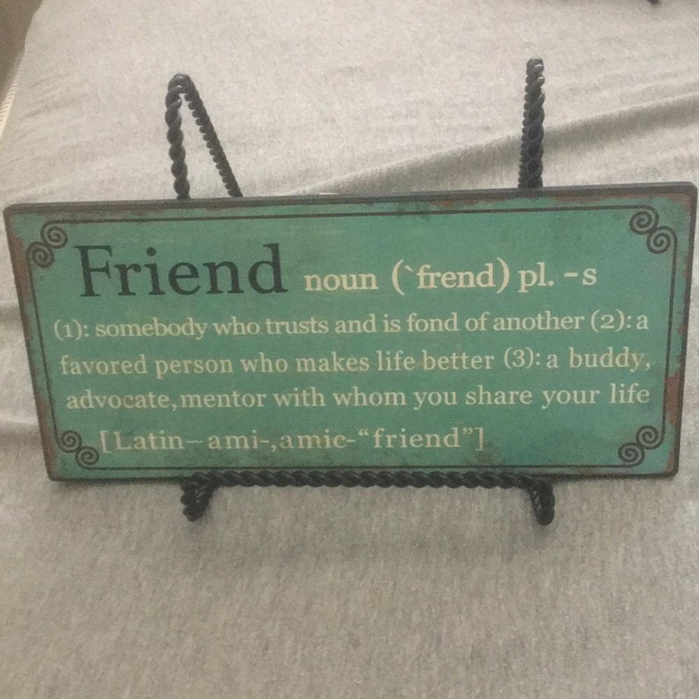 Cute friend sign